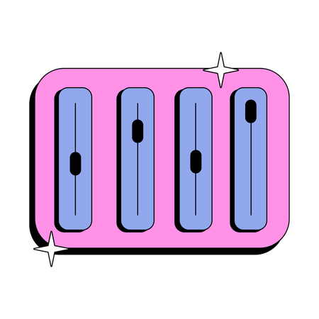 Sound Mixer  Illustration