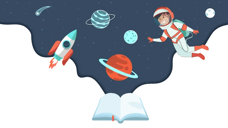 Space education  イラスト