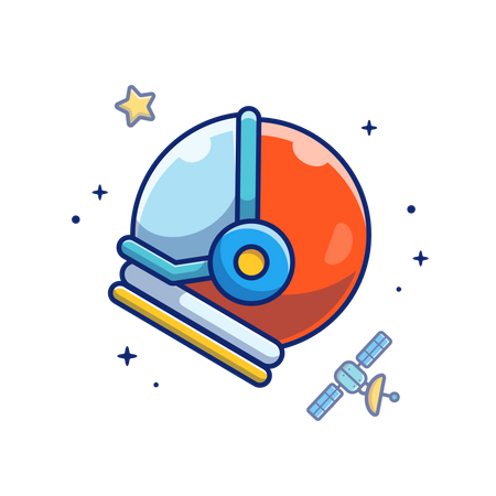 Space helmet  イラスト