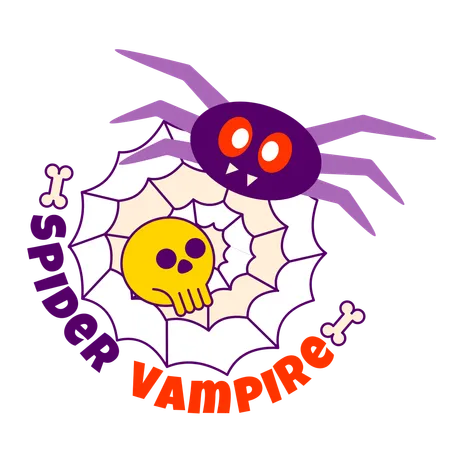 Spider vampire  イラスト