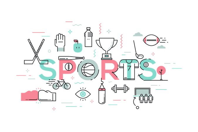 Des sports  Illustration