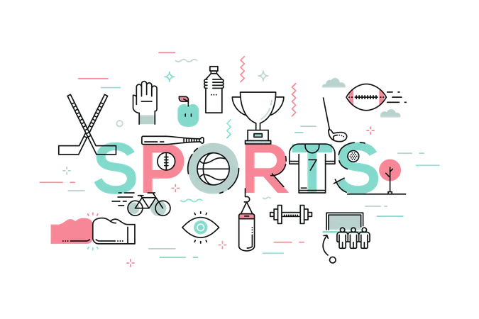 Des sports  Illustration