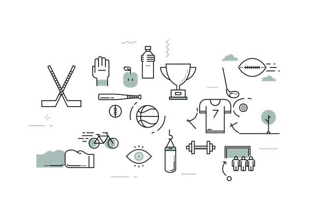 Des sports  Illustration