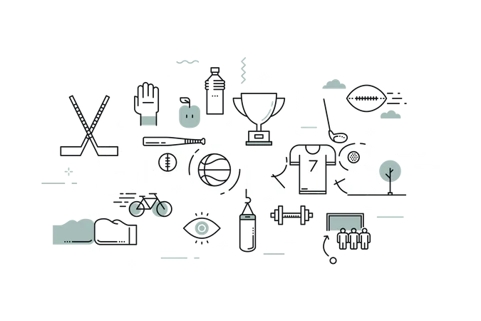 Des sports  Illustration