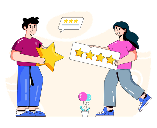 Star Ratings  イラスト