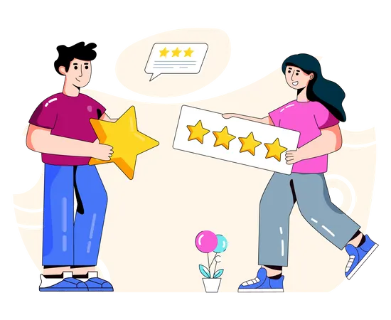 Star Ratings  イラスト