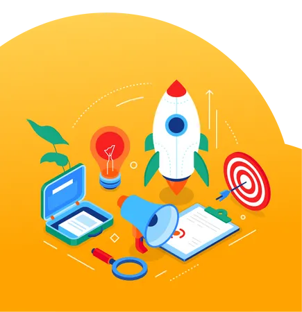 Startup booster  Illustration