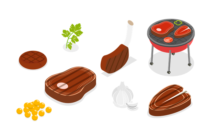 Steak  Illustration