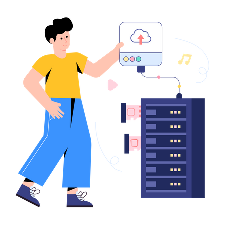 Stockage de données  Illustration