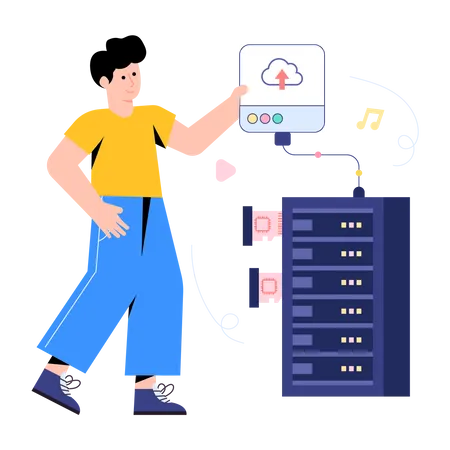 Stockage de données  Illustration