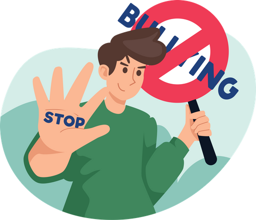 Stop Bullying Movement  Illustration