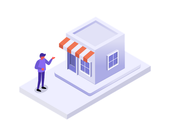 Store location  Illustration