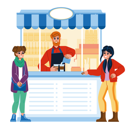 Street kiosk  Illustration