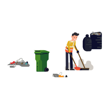 Street Sweeper  Illustration