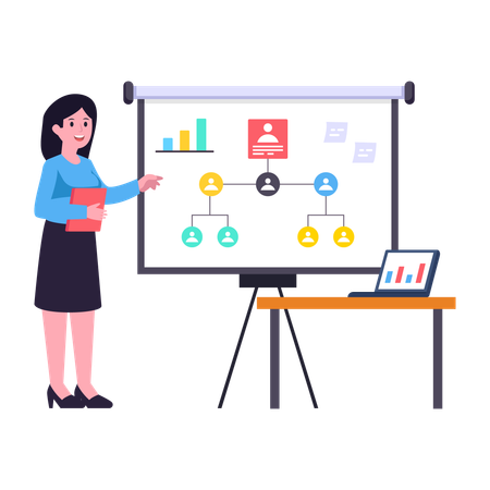 Structure organisationnelle  Illustration