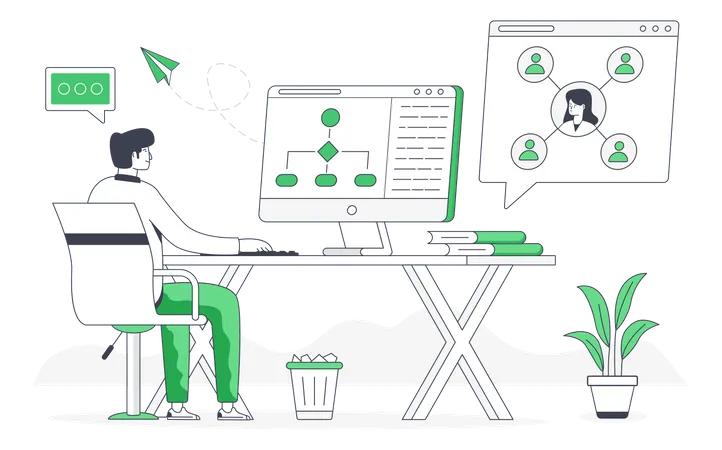 Structure organisationnelle  Illustration