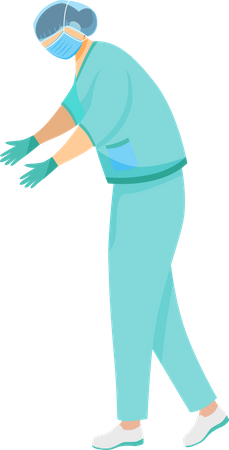 Surgical assistant  イラスト