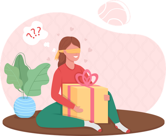 Surprise gift  Illustration