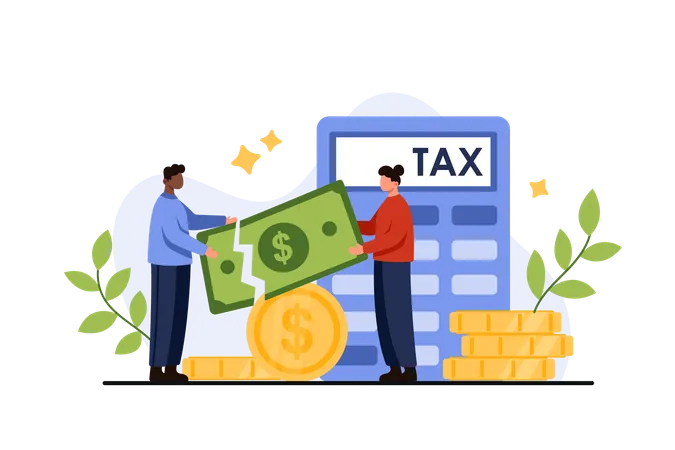 Tax deduction  Illustration