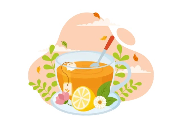 Tea Time  Illustration