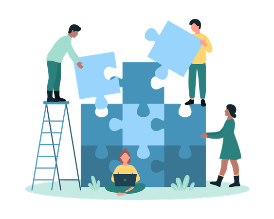 Team building  Illustration