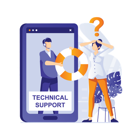 Technical support  Illustration