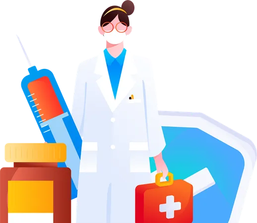 Technicien de laboratoire  Illustration