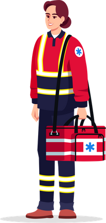 Technicien médical d'urgence  Illustration