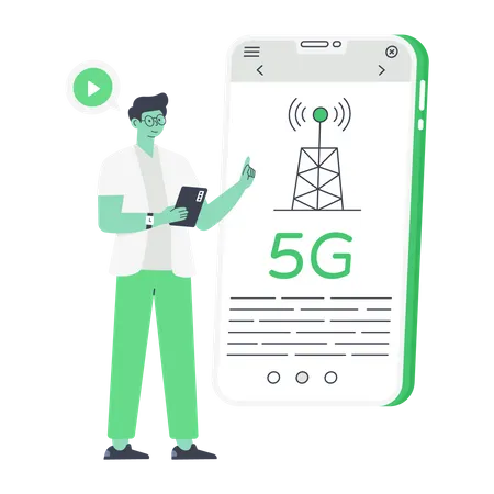 Technologie 5G  Illustration