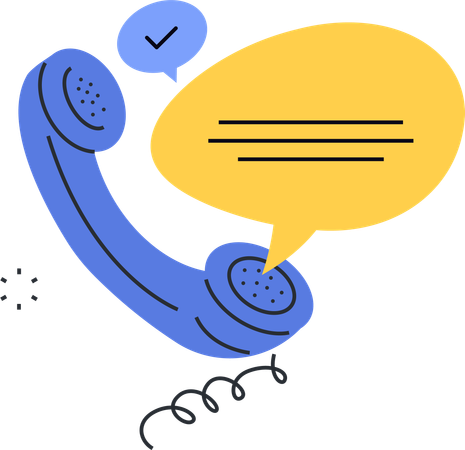 Telefone do cliente  Ilustração