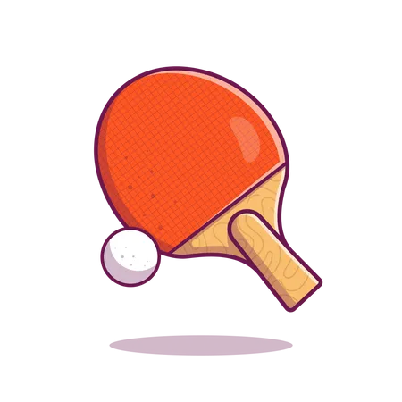 Tennis de table  Illustration