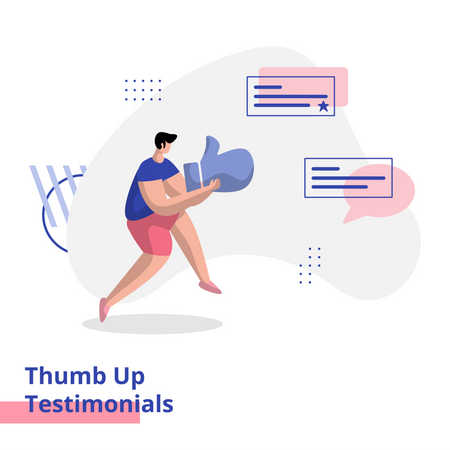 Testimonials  Illustration