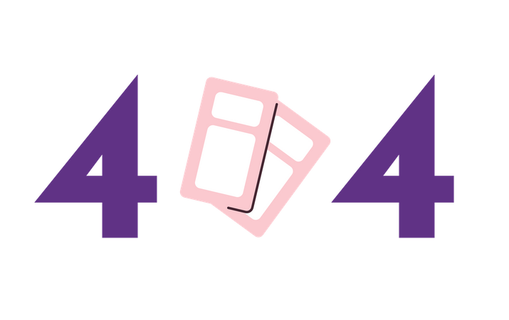 Tickets error 404 flash message  Illustration