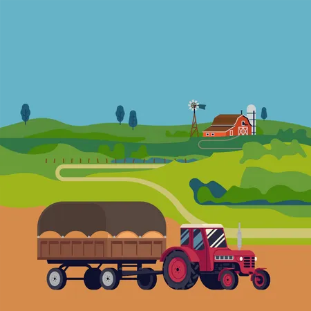 Tractor  Ilustración