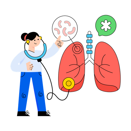 Tuberculosis  일러스트레이션