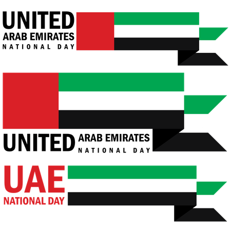 United Arab Emirates happy national day  Illustration