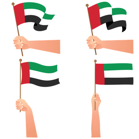 United Arab Emirates happy national day  Illustration