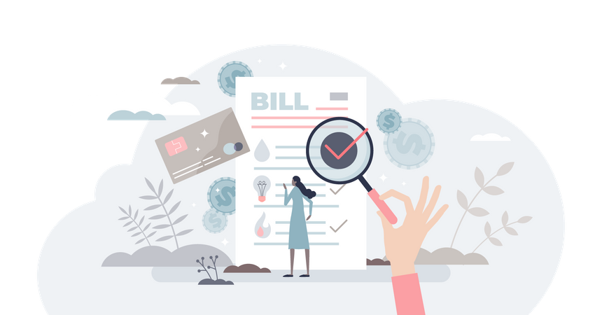 Utility bill  Illustration