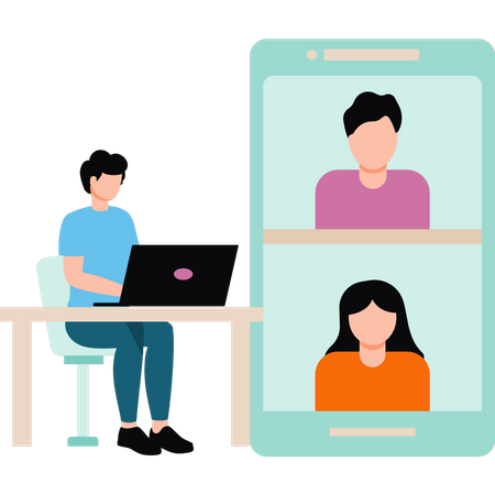 Video call  Illustration