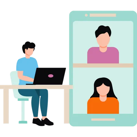 Video call  Illustration