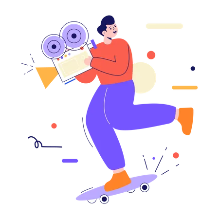 Video Maker  Illustration