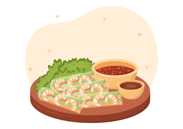 Vietnamese Cuisine  イラスト