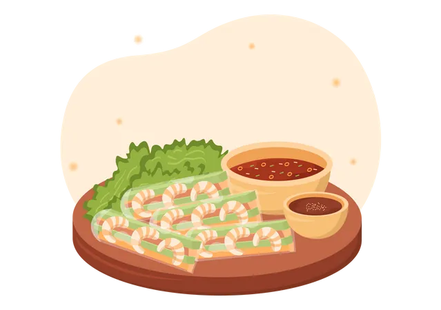 Vietnamese Cuisine  イラスト