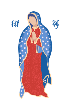 Virgen de guadalupe  Ilustración