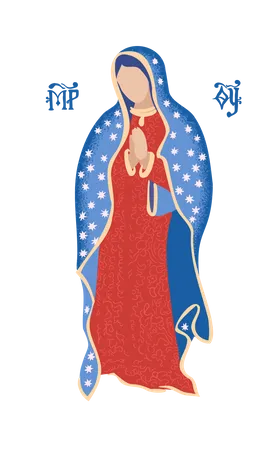 Virgen de guadalupe  Ilustración