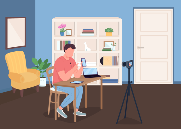 Vlogger  Illustration