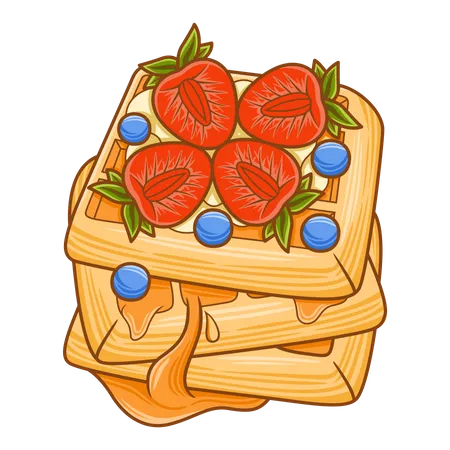 Waffles  Illustration