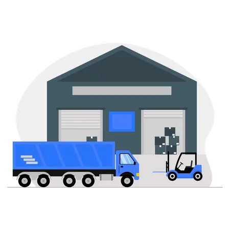 Warehouse  Illustration