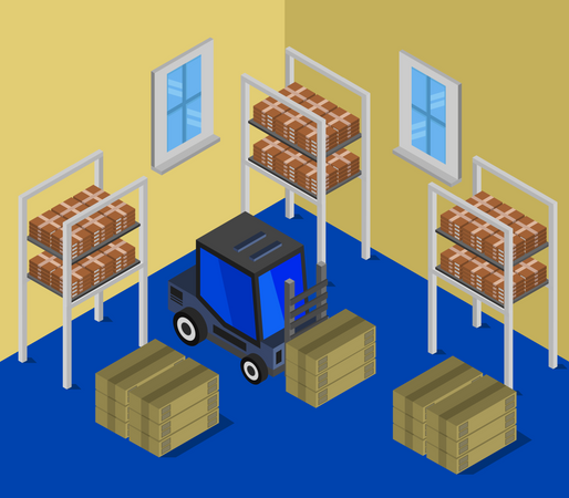 Warehouse  Illustration