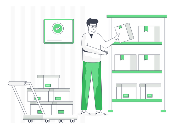 Warehouse  Illustration